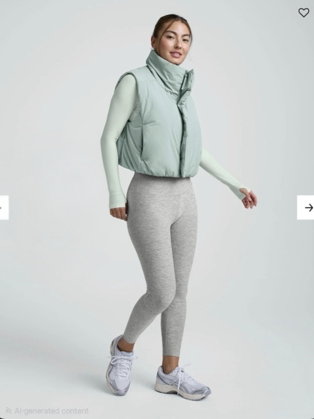 Beyond Yoga Cropped Puffer Vest
